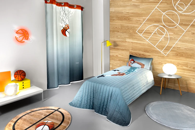 Saint Clair Κουβερλί Μονό (Σετ) 160X230 Saint Clair Hoop Suede (160x230)