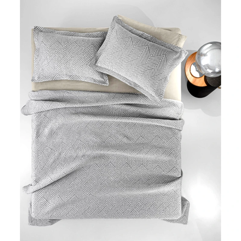 Guy Laroche Κουβερτόριο Υπέρδιπλο 245X260 Guy Laroche Tetris Anthracite (245x260)
