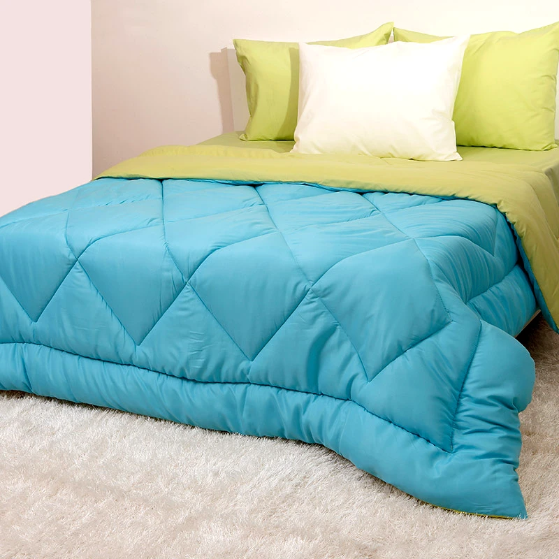 Viopros Πάπλωμα Υπέρδιπλο 220X240 Viopros Microfiber Τουρκουάζ/Πράσινο (220x240)