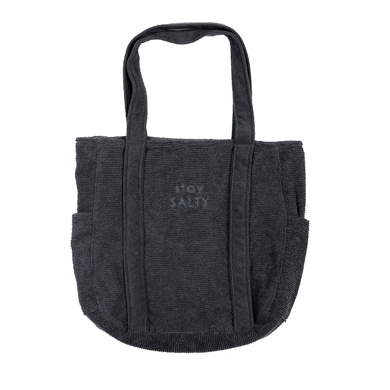 Nef Nef Τσάντα Θαλάσσης 44X42+11 Nef Nef Stay Salty Grey