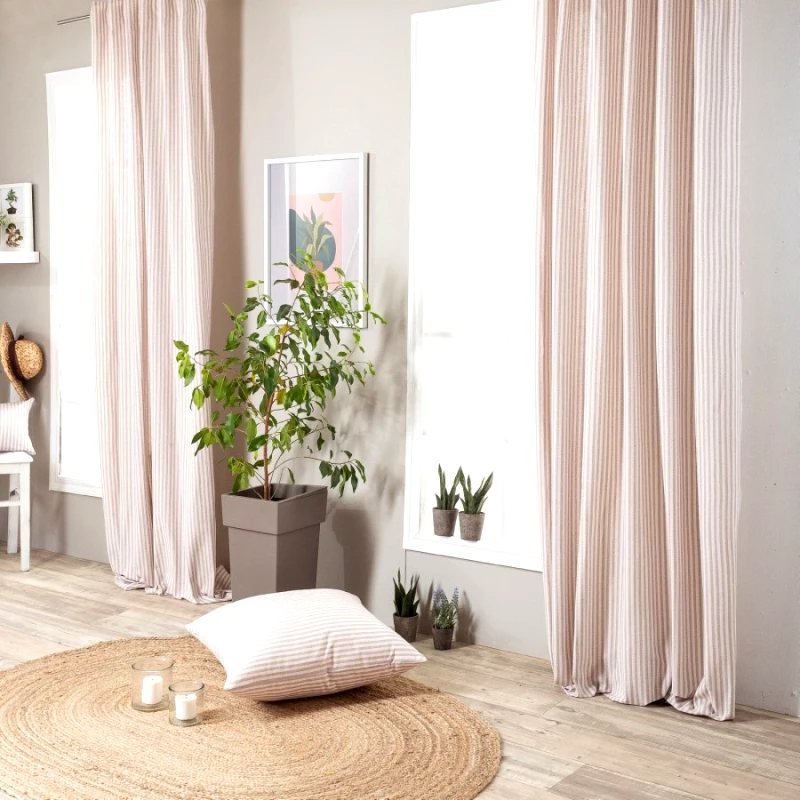 Teoran Κουρτίνα Με Τρέσα 140X260 Teoran Guensa 07 (140x260)