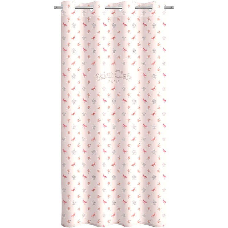 Saint Clair Κουρτίνα Με Τρουκς 160X240 Saint Clair Soft-Touch Rosie Pinky V2 (160x240)