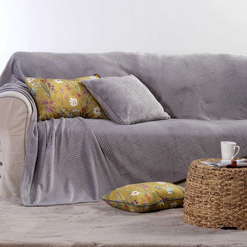 Nef Nef Ριχτάρι Πολυθρόνας 130X180 Nef Nef Dakari Grey (130x180)