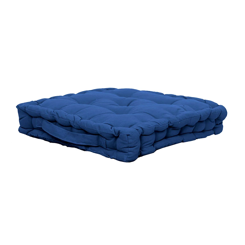 Viopros Μαξιλάρα Δαπέδου 40X40X8 Viopros 581 Μπλε Ρουά