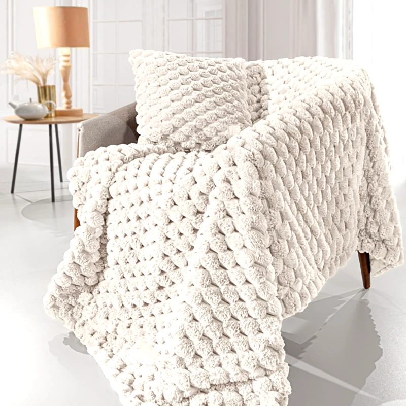 Guy Laroche Κουβέρτα Καναπέ 120X160 + Μαξιλαροθήκη Guy Laroche Elixir Ivory (120x160)