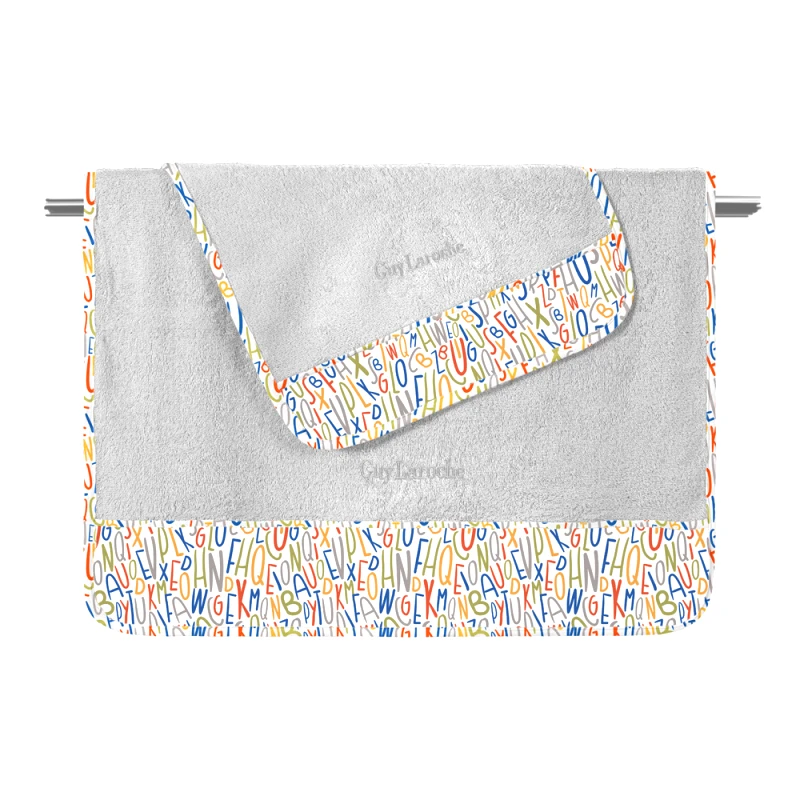 Guy Laroche Παιδικές Πετσέτες (Σετ 2 Τμχ) Guy Laroche Bebe Letters Multi