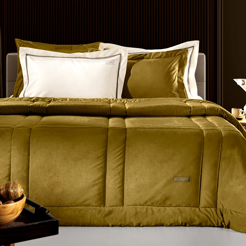 Guy Laroche Πάπλωμα Ημίδιπλο 180X220 Guy Laroche Crystal Velvet Golden (180x220)