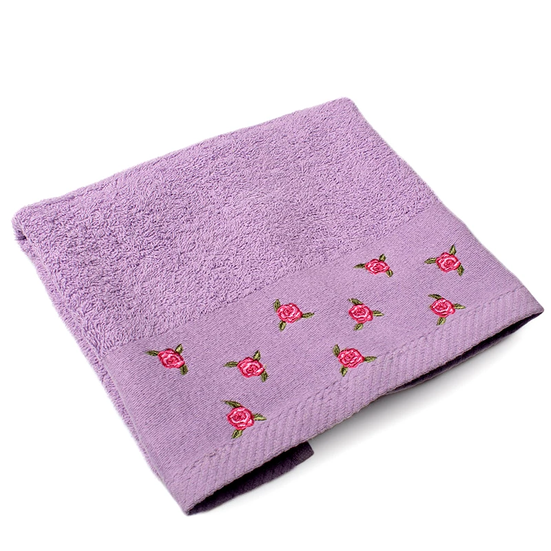 Dimcol Πετσέτα Μπάνιου 70X140 Dimcol Ανθάκι Μωβ (70x140)