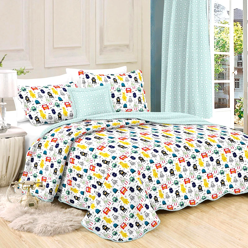 Viopros Κουβερλί Μονό (Σετ) 160X240 Viopros 5407 Πολύχρωμο (160x240)