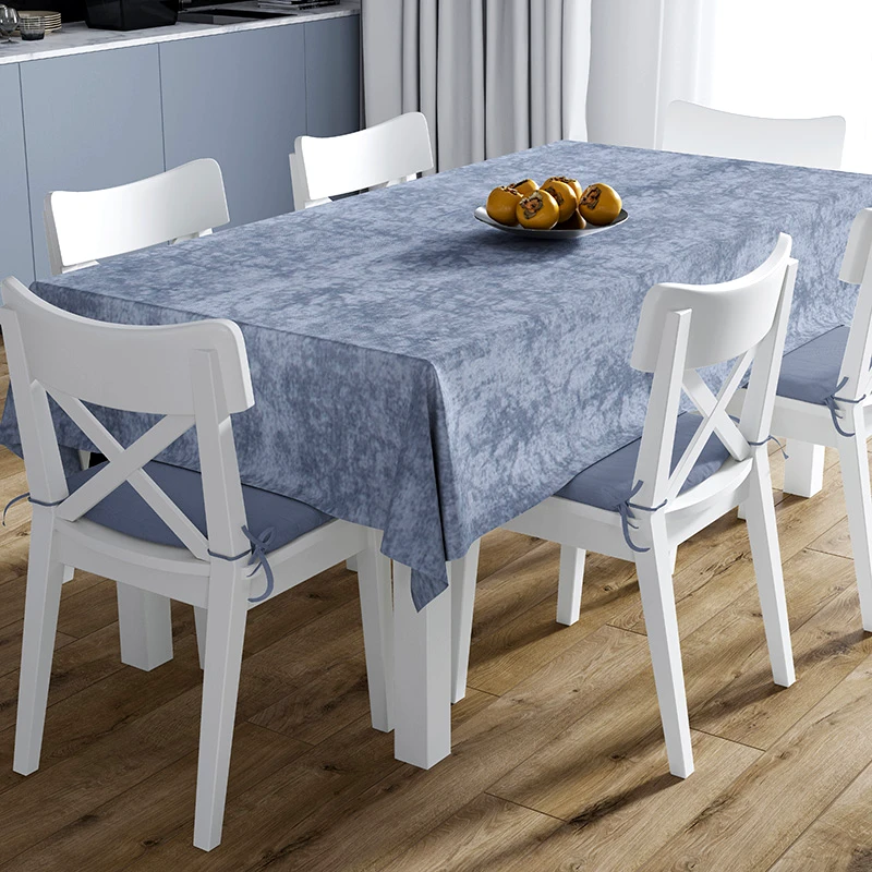 Dimcol Τραπεζομάντηλο + Τραβέρσα 140X220 Dimcol Panama Shadow Sky Blue (140x220)