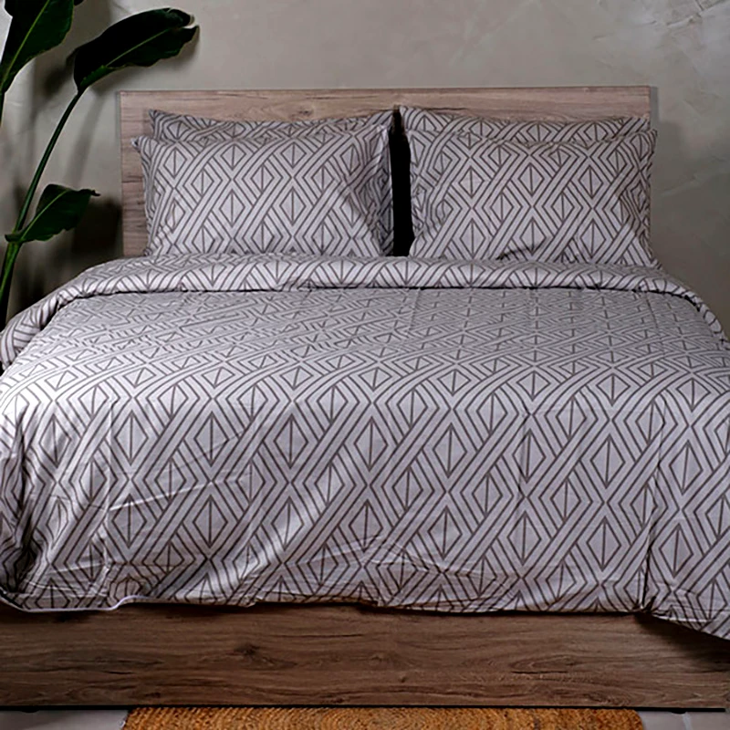 Sunshine Παπλωματοθήκη Μεμονωμένη Μονή 170X250 Sunshine 2042 Grey (170x250)