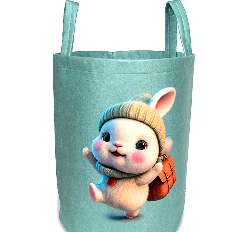 Dimcol Καλάθι 50X30X45 Dimcol Happy Bunny 42