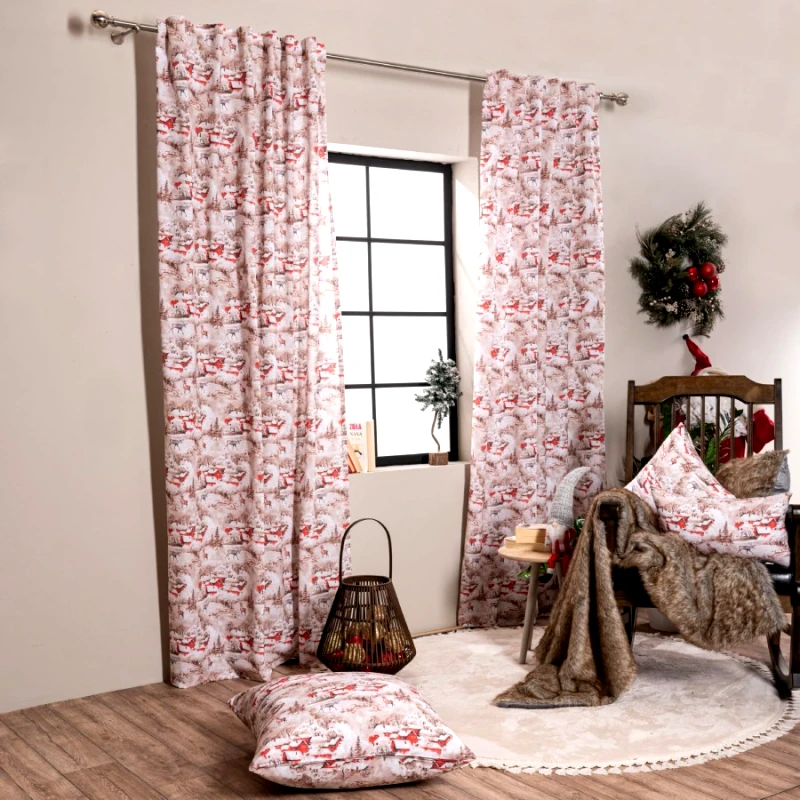 Teoran Κουρτίνα Με Τρέσα 140X260 Teoran Bremen (140x260)