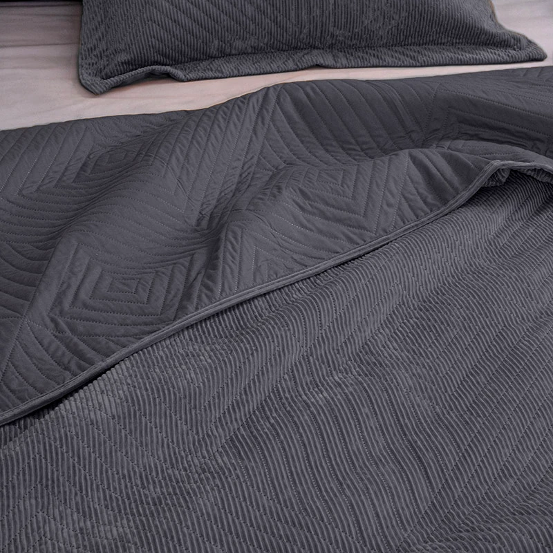 Palamaiki Κουβερλί Υπέρδιπλο 220X240 Palamaiki Dizza Grey (220x240)