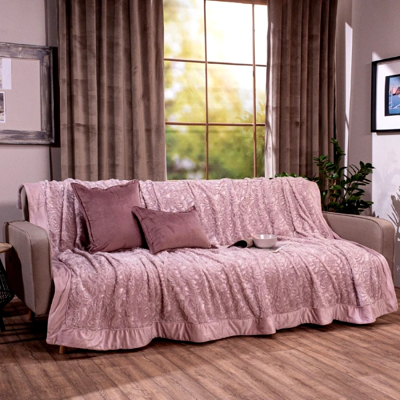 Teoran Κουβέρτα Καναπέ 160X270 Teoran Rose 12 (160x270)