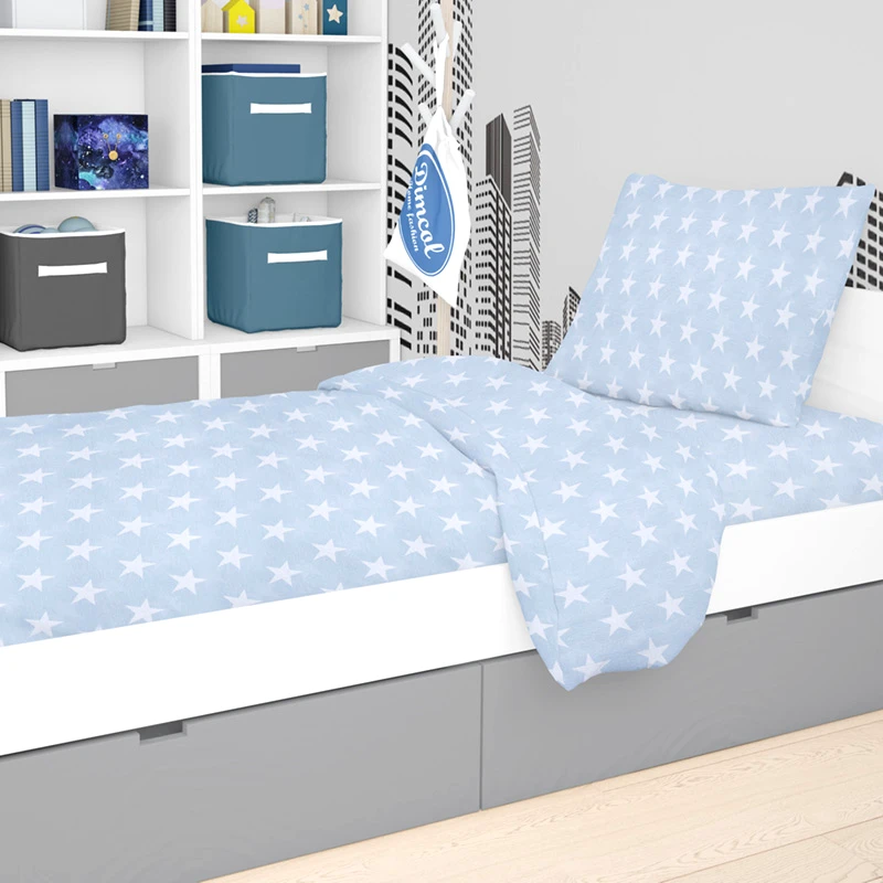 Dimcol Πάπλωμα Μονό 160X240 Dimcol Star 33 Σιελ (160x240)