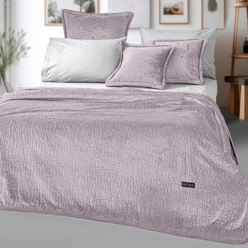 Guy Laroche Κουβερτόριο Ημίδιπλο (Σετ) 180X220 Guy Laroche Bolzano Melanze (180x220)