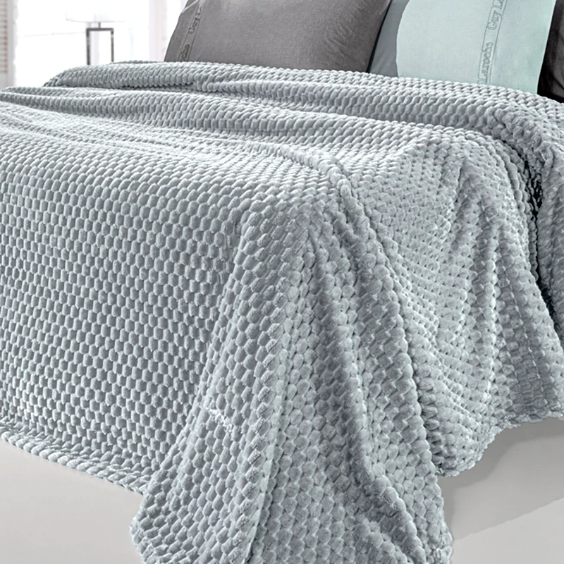 Guy Laroche Κουβέρτα Fleece Μονή (Σετ) 160X220 Guy Laroche Smoothie Silver (160x220)
