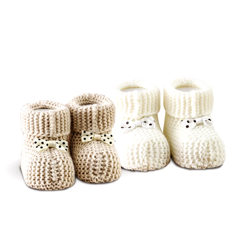 Sb Home Πλεκτά Παπουτσάκια (Σετ 2 Ζευγ) Sb Home Baby Shoes No2