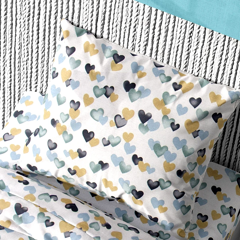 Dimcol Μαξιλαροθήκη Τεμάχιο 50X70 Dimcol Hearts 11 (50x70)