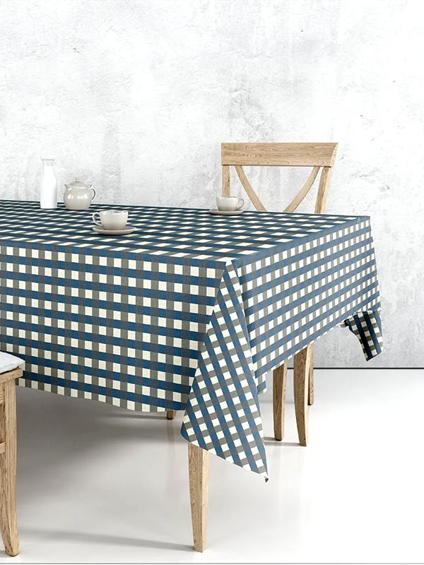 Αίθριο (Min 3 Τμχ) Τραπεζομάντηλο 140X140 Aithrio 2024 Blue