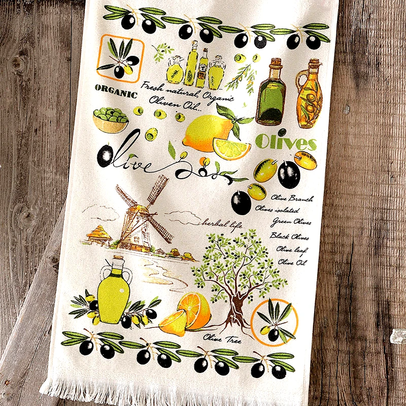 Rythmos Home Πετσέτα Κουζίνας 40X60 Rythmos Oil (40x60)