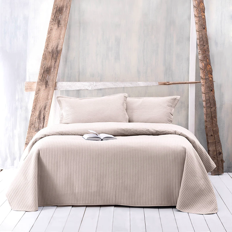 Rythmos Home Κουβερλί Μονό (Σετ) 160X240 Rythmos Jazz 2 Μπεζ (160x240)
