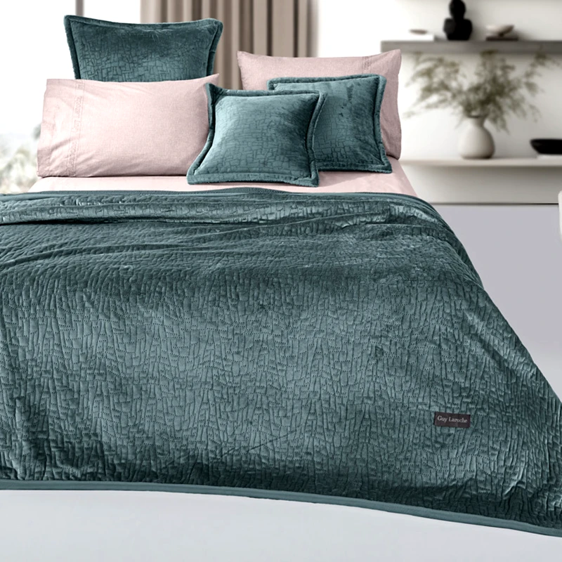 Guy Laroche Κουβερτόριο Ημίδιπλο (Σετ) 180X220 Guy Laroche Bolzano Emerald (180x220)