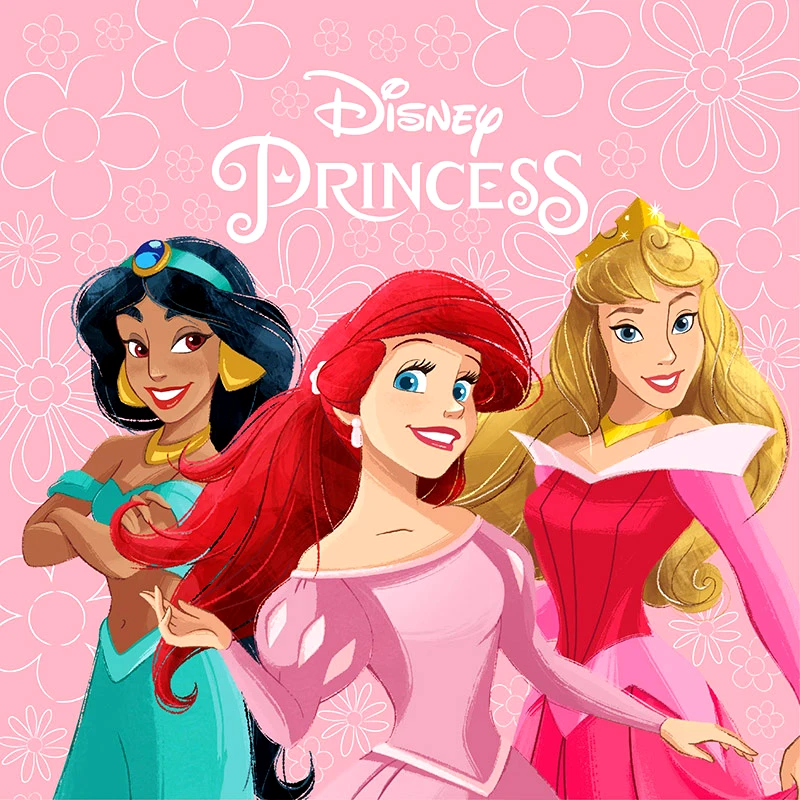 Dimcol Λαβέτα 30X30 Disney Home Princess 80 (30x30)