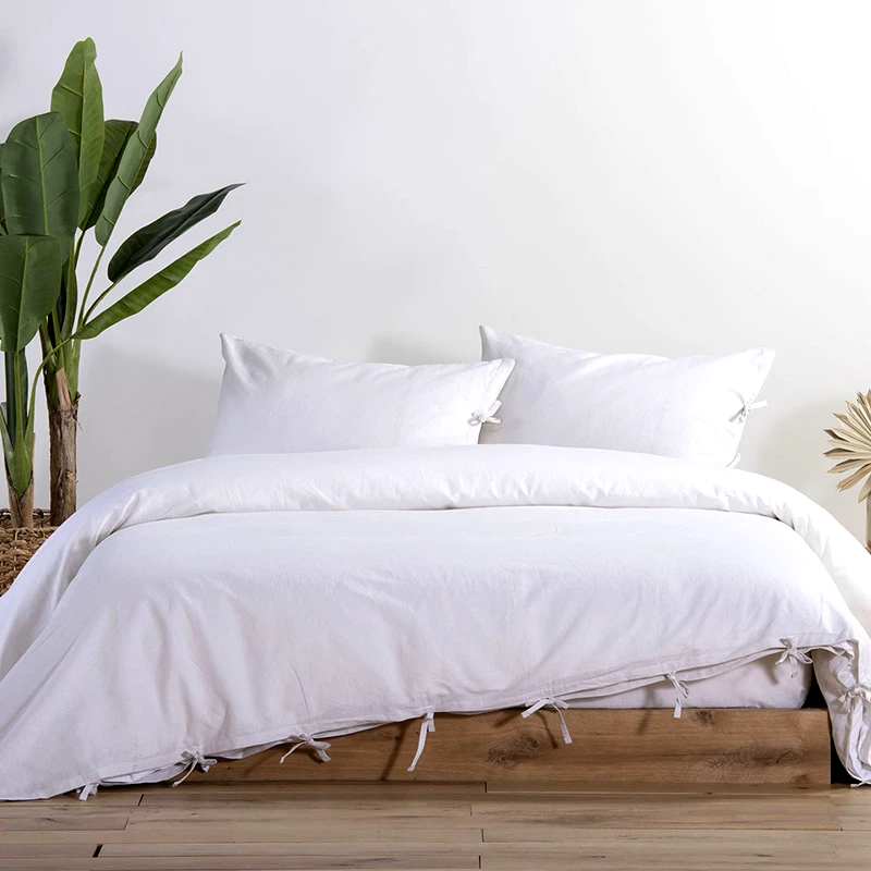 Nef - Nef Παπλωματοθήκη Μεμονωμένη Μονή 160X220 Nef Nef Cotton-Linen Ecru (160x220)