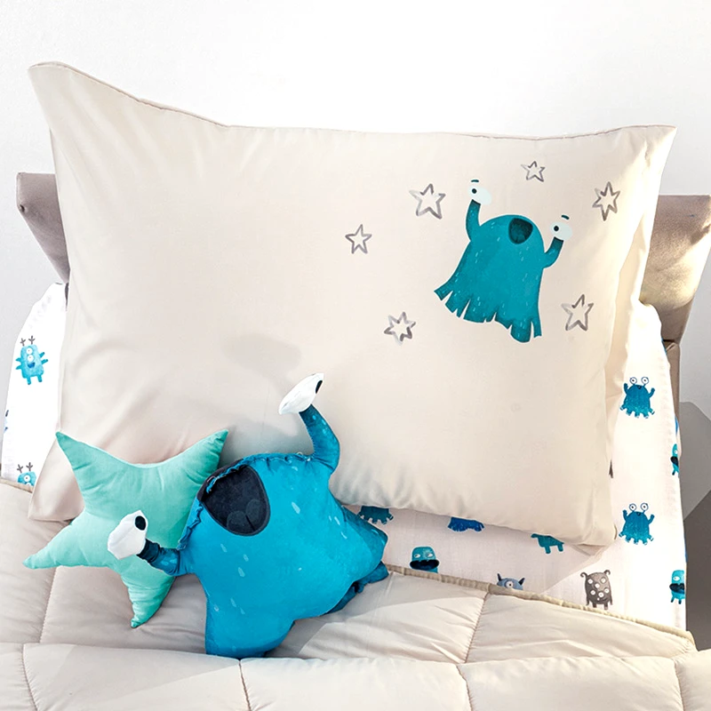 Saint Clair Μαξιλαροθήκη Τεμάχιο 50X70 Saint Clair Monsters Blue (50x70)