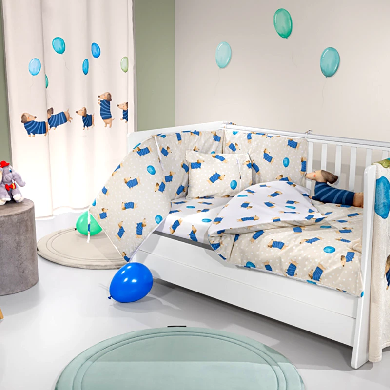Saint Clair Σετ Κούνιας (3 Τμχ) Saint Clair Bebe Pet Blue