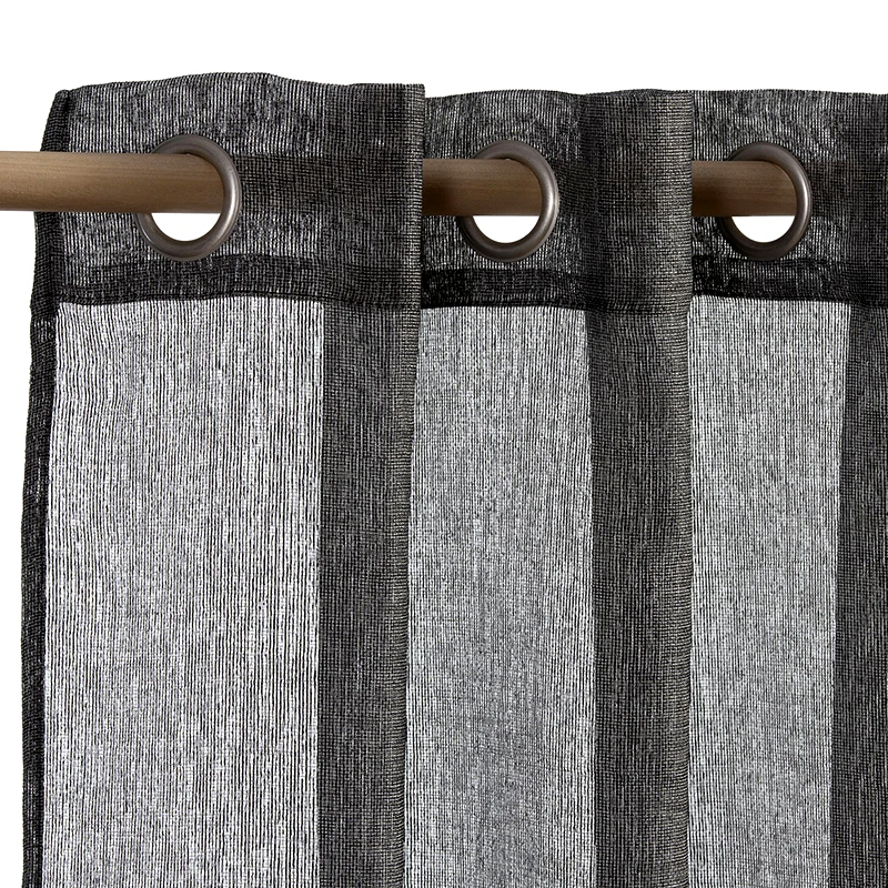 Nef Nef Κουρτίνα Με Τρουκς 140X265 Nef Nef Moνique Black (140x265)