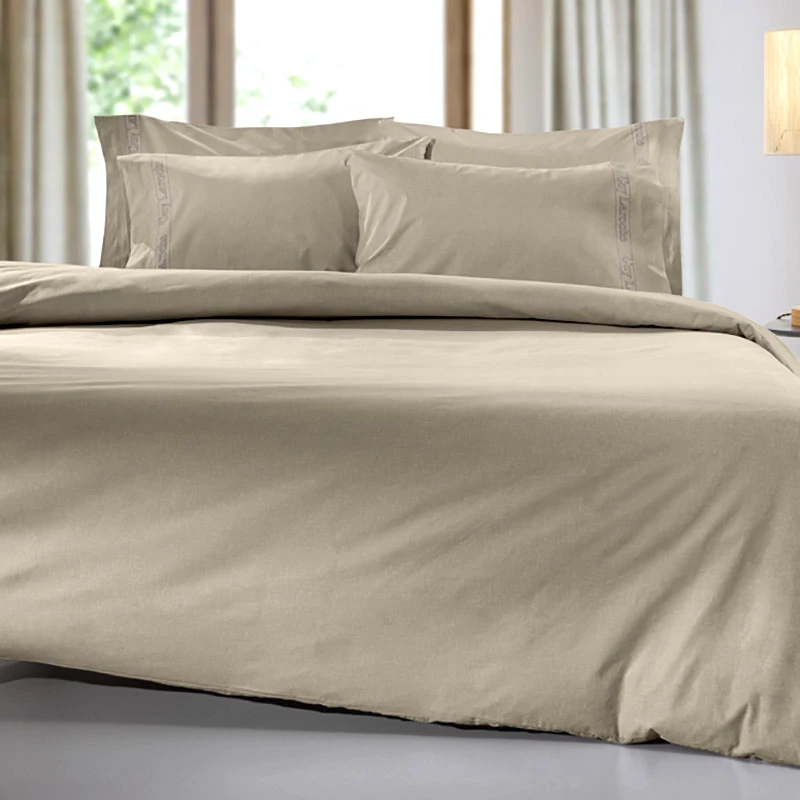 Guy Laroche Σεντόνι Μεμονωμένο Υπέρδιπλο 160X200+32 Guy Laroche Color Plus Taupe Με Λάστιχο (160x200+32)