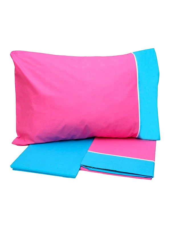 Sunshine Σεντόνια Μονά (Σετ) 160X260 Sunshine Cotton Feelings 2215 Fux Χωρίς Λάστιχο (160x260)