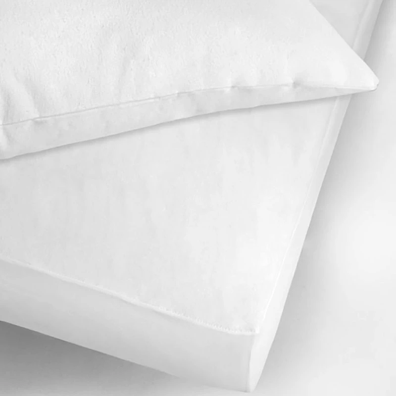 La Luna Αδιάβροχο Επίστρωμα Κούνιας 70X140+15 La Luna Flannel Λευκό (70x140+15)