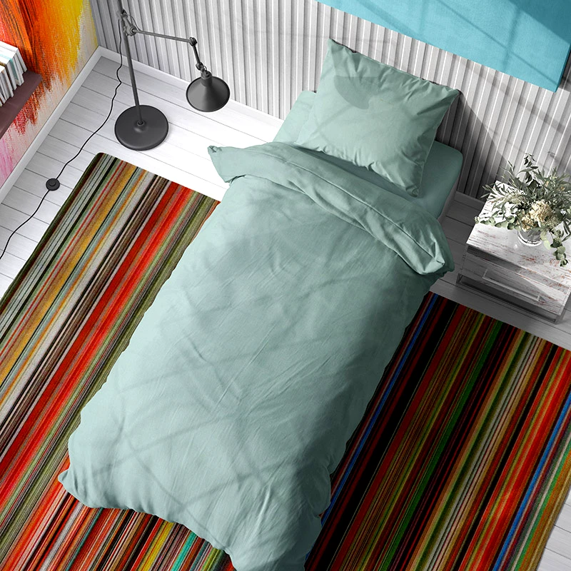 Dimcol Πάπλωμα Μονό 160X240 Dimcol Solid Aqua (160x240)