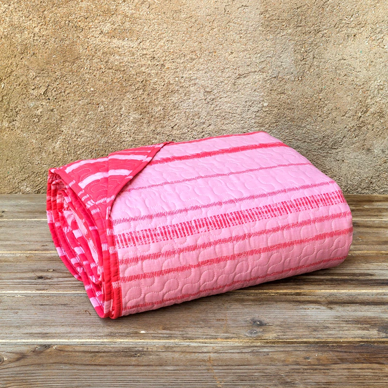 Kocoon Κουβερλί Υπέρδιπλο 220X245 Kocoon Kilim Pink (220x245)