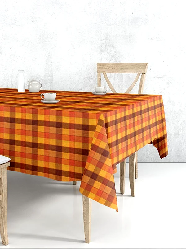 Αίθριο (Min 3 Τμχ) Τραπεζομάντηλο 140X140 Aithrio 6997 Orange