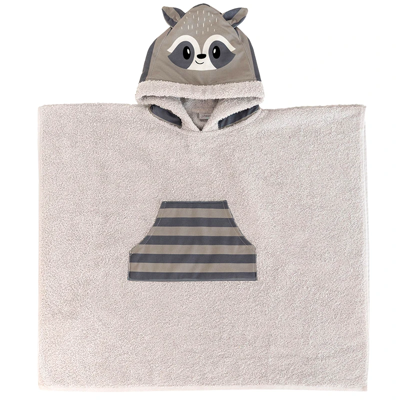 Palamaiki Poncho 70X120 Palamaiki Raccoon (70x120)