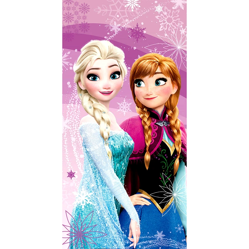Viopros Πετσέτα Μπάνιου 70X140 Viopros Λουτρου Παιδικες Frozen 48 Λιλά (70x140)