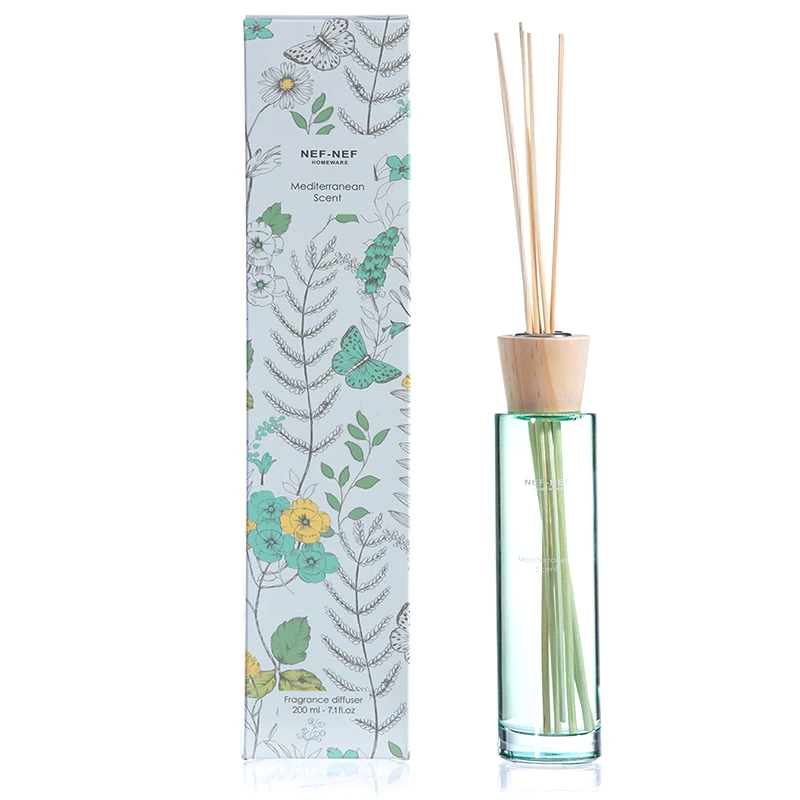 Nef - Nef Αρωματικό Χώρου Στικς 200 Ml Nef Nef Mediterranean Green