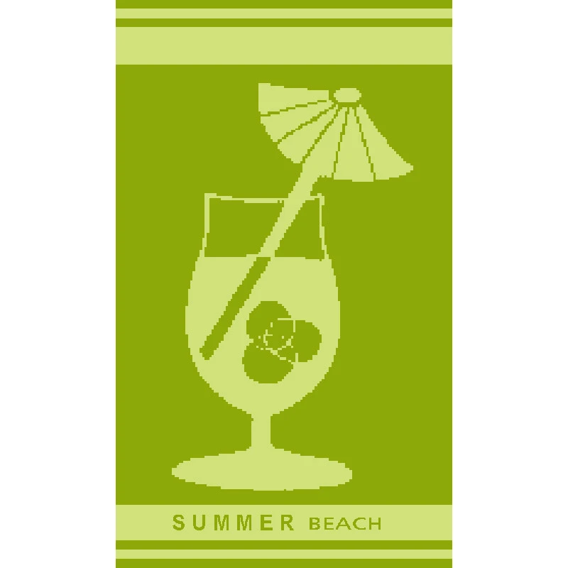 Dimcol Πετσέτα Θαλάσσης 87X165 Dimcol Ζακάρ Αιγυπτιακή 420 Gsm 222