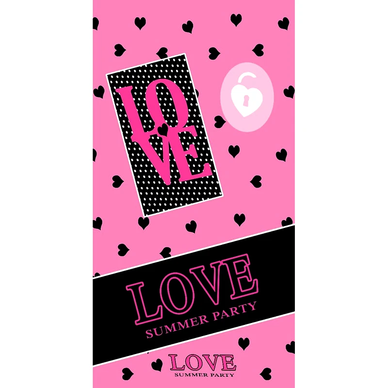 Dimcol Πετσέτα Θαλάσσης 70X140 Dimcol Love 23 (70x140)