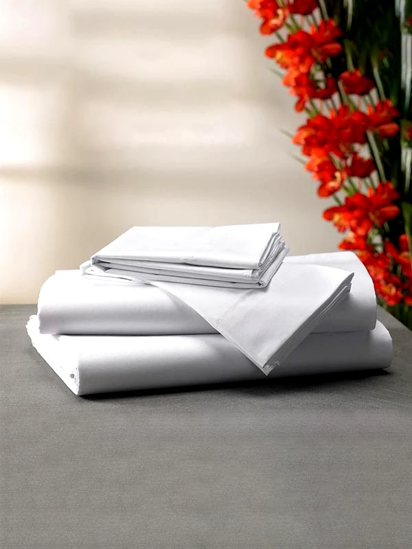 Αίθριο (Min 2 Τμχ) Σεντόνι Μεμονωμένο King Size 280X300 60% Βαμβ - 40% Πολ Aithrio Myrto 190 Tc Χωρίς Λάστιχο