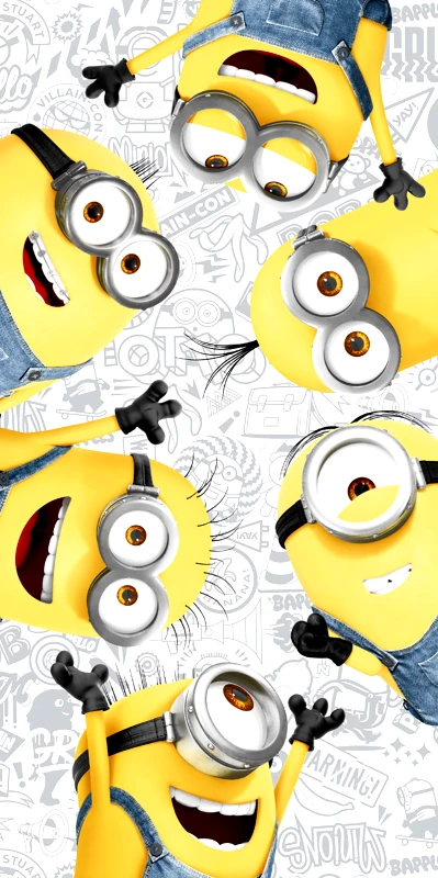 Viopros Πετσέτα Μπάνιου 70X140 Viopros Λουτρου Παιδικες Minions 47 Λευκό (70x140)