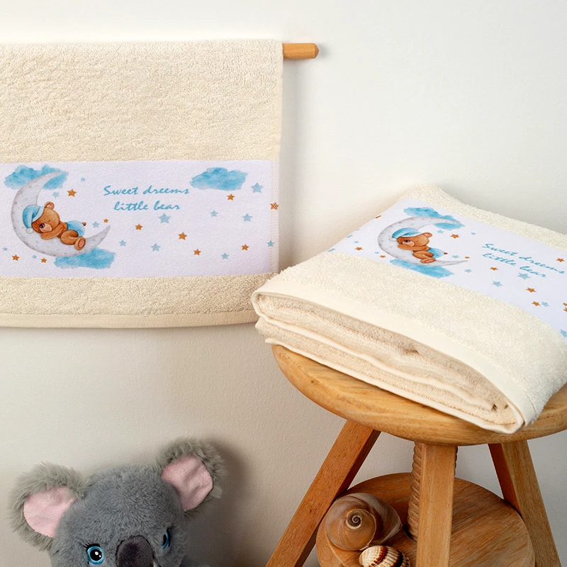 Dimcol Παιδικές Πετσέτες (Σετ 2 Τμχ) Dimcol Sweet Dreams 553