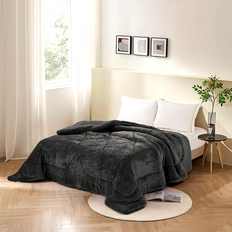 Anna Riska Κουβερτοπάπλωμα Μονό 160X220 Anna Riska Vienna Ανθρακί (160x220)