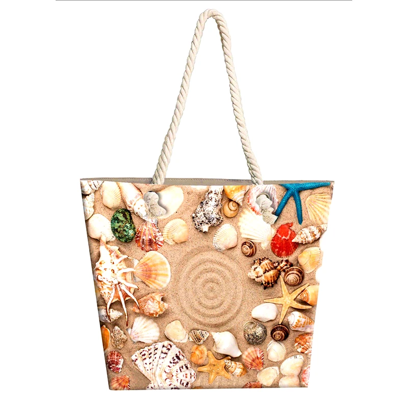 Dimcol Τσάντα Θαλάσσης 40X45 Dimcol Seashells 19