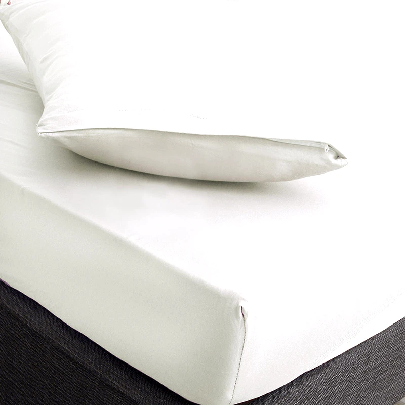 Rythmos Home Επίστρωμα + Μαξιλαροθήκες King Size 180X200+25 Rythmos Essential 01 Λευκο Με Λάστιχο (180x200+25)
